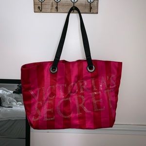 pink victoria’s secret tote